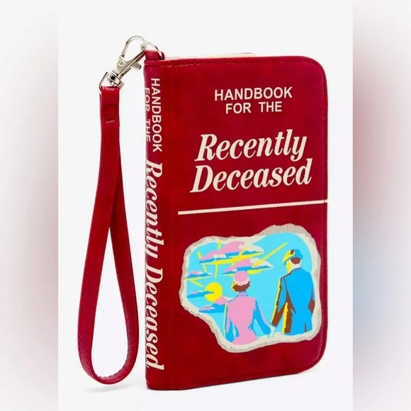 Beetlejuice Bioworld recently deceased book wallet - Picture 2 of 4
